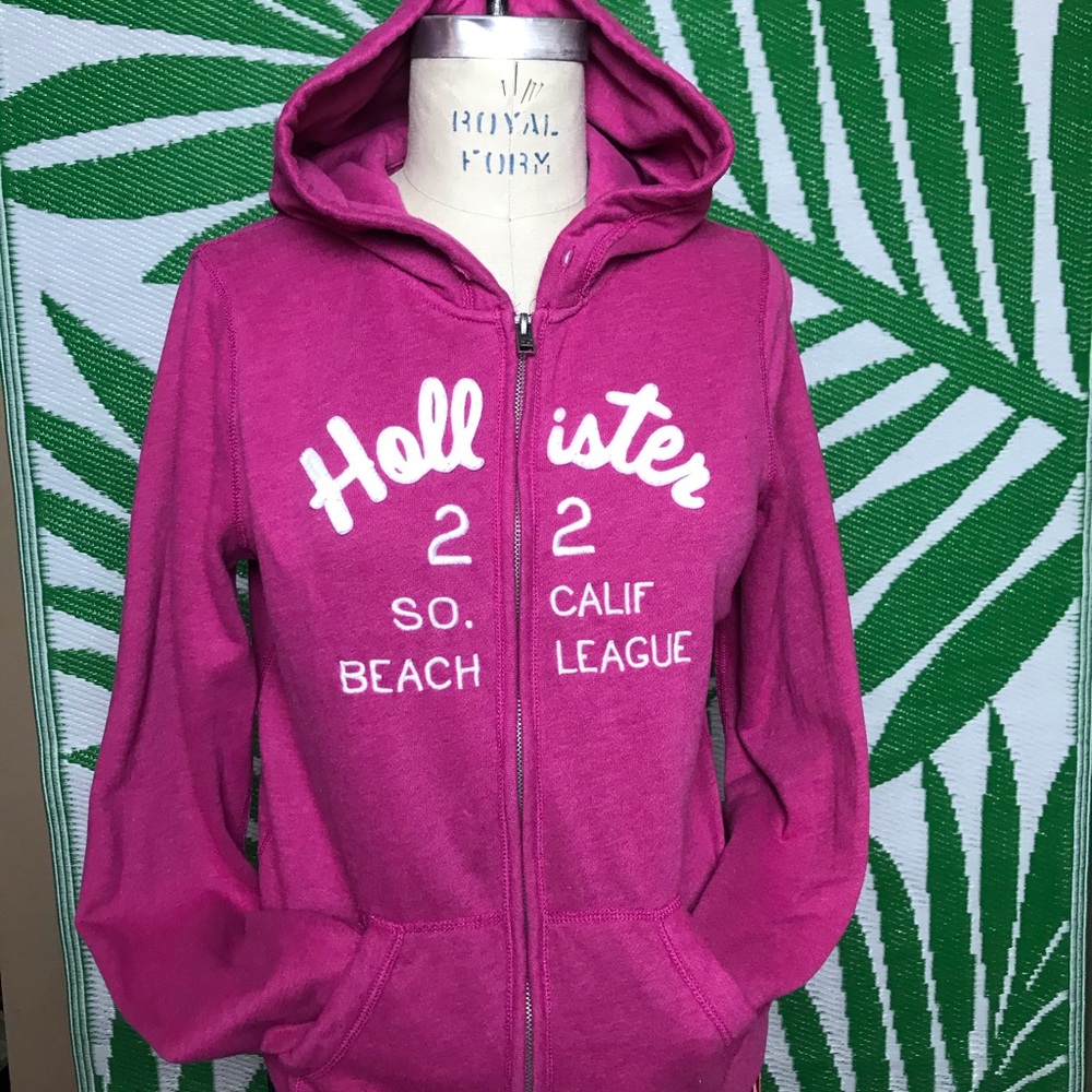 SOLD - Hollister zip up hoodie